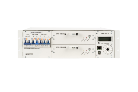 ИБЭП-220/48В-60А-2/2(1500)-3U LAN 1 акб ФОРПОСТ