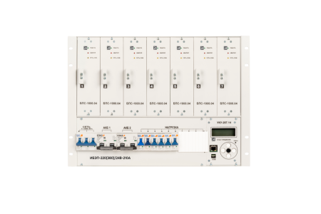 ИБЭП-220(380)/24B-210A-7/7(1000)-8U-LAN ФОРПОСТ