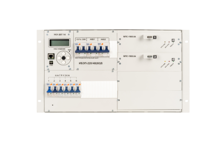 ИБЭП-220(380)/48B-120A-2/4(1500)-6U-LAN ФОРПОСТ